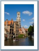 The Belfort and the River Dijver, Bruges