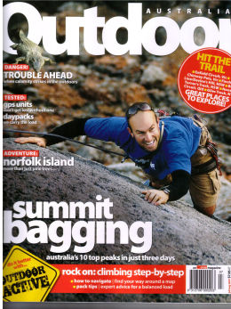 Outdoor Australia Magazine front cover
