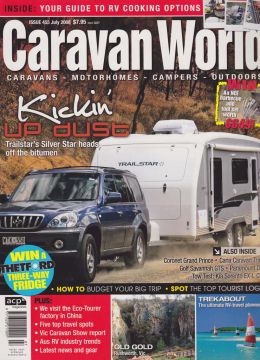 Caravan World Magazine front cover photo