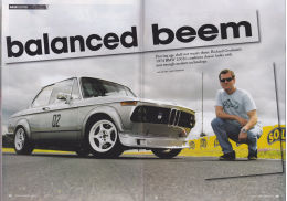 Tarmac Magazine, words & photography article on BMW 2002 racer