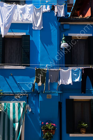 Washing Line Blue, Burano