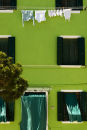 Washing Line Green, Burano