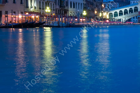 Rialto Bridge at Night,  Venice