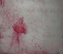 Inflorescence  Etching, thread on Japanese paper, edt 10  60 x 68 cm, 2010