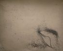 Sero  Etching, thread on Japanese paper, edt 15  38 x 44 cm, 2009