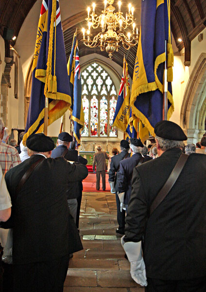 Lighting the Candle at the Memorial Service
