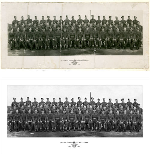 An example of our photo restoration work work