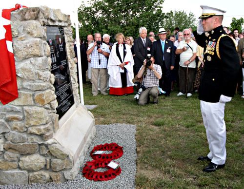 Saluting the fallen