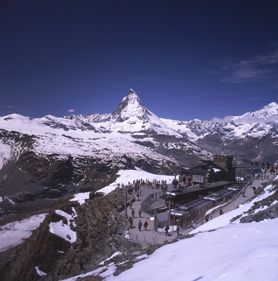 The Matterhorn & Gornergrat station,Switzerland.