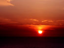 Fiery sunset