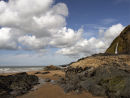 Storm clouds at Tresaith