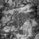 Striated rock