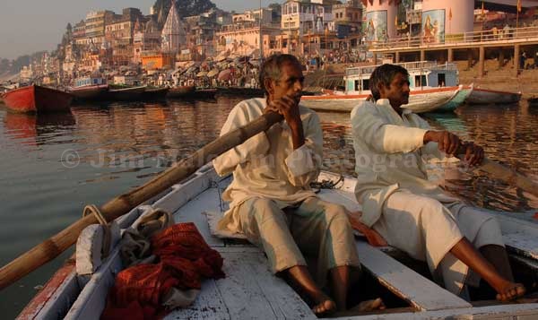 Rowers on the River Ganges