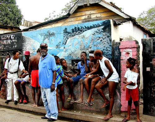 Love Train, downtown Kingston, Jamaica