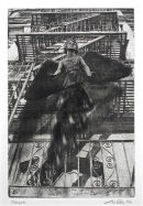 Escape - 7x10 Intaglio Print (Non-Toxic) 2006