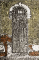 ¿hay alguien ahi? - 6x9 intaglio print (non-toxic) 2010