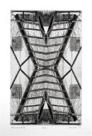 Ironwork x 4 - 8x13 Intaglio Print (Non-Toxic) 2005