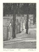 Waiting for Summer - 5x7 Intaglio Print (non-toxic) 2009