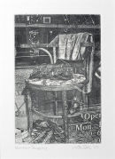 Window Shopping - 4 x 6 Intaglio Print (Non-Toxic) 2007