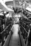 The engine room, its looks quite wide until two people try to pass.