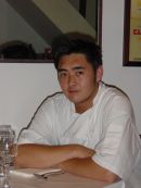 James - Doing a stint in the kitchen during a holiday from the UK
