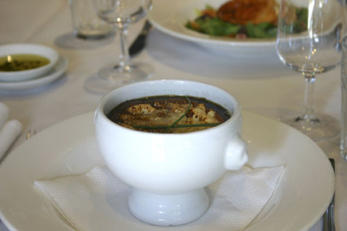 The classic onion soup