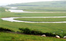 Cuckmere Haven meander, South Downs, England