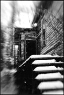 Steps in snow