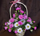 Basket Mixed Flowers