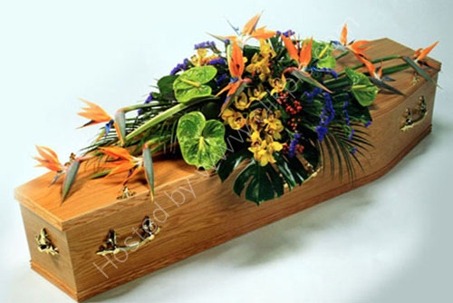 Exotic Selection Casket Spray