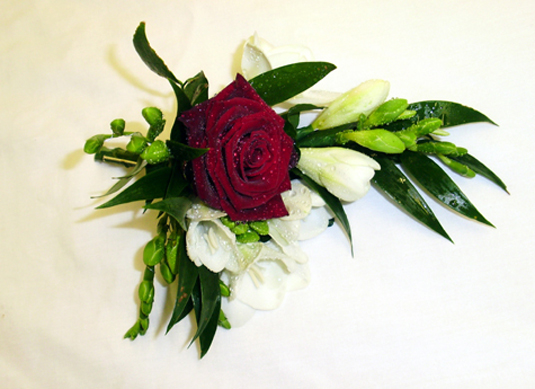 Rose & Freesia Corsage