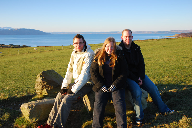 The Team on location