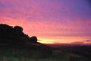 Fiery Skies, Cow & Calf Rocks, Ilkley Moor