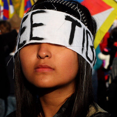  Free Tibet.Tibetan Protester. Canberra
