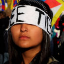  Free Tibet.Tibetan Protester. Canberra