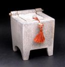 Raku treasure casket