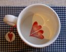 Inside "2 Hearts" Mug