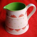 "Daisy" Large Creamware Jug