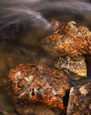 Golden boulder