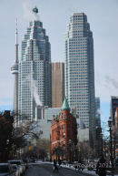 Flatiron Building and Toronto Skyline