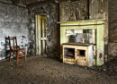 Deserted cottage kitchen, Harris
