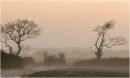 Sunrise across the fields at West Beckham