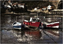 Tide out at Staithes