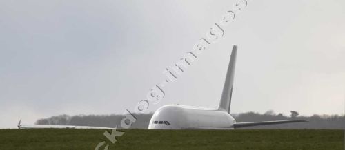 Airbus A380 taxiing at Filton