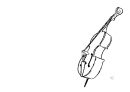 Cello Line Drawing