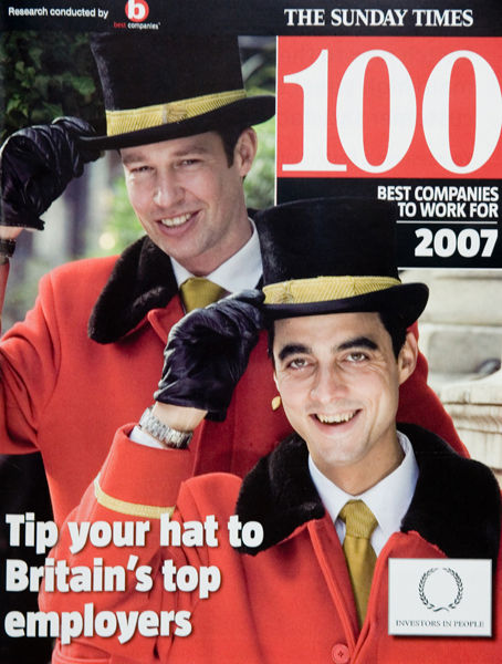 Sunday Times 'Best 100 Companies' 07