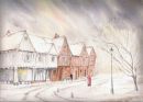 Silent Street, Ipswich - in snow