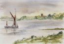 Barge at Iken
