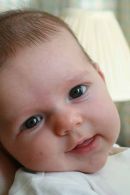 Yes, you are cute! (Cora at three months old!)