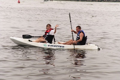 Lisa and Stacey on their 